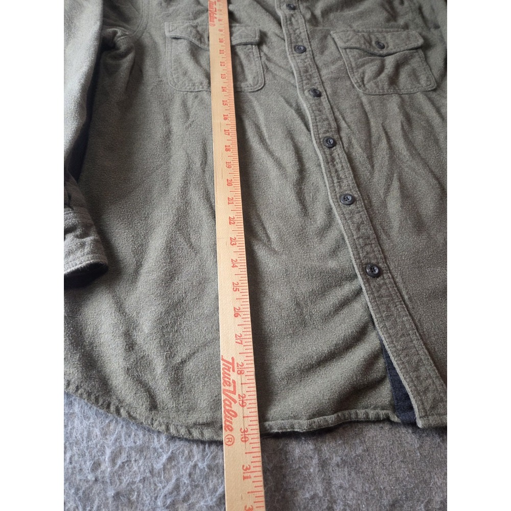 Grizzly Mountain Shirt Men's Flannel Green XL Button Down Long Sleeve - Picture 6 of 7